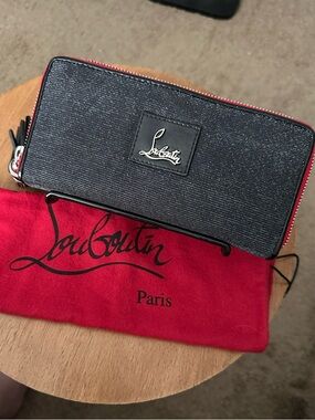 Christian Louboutin Panettone Zip-around Wallet with Dust Bag